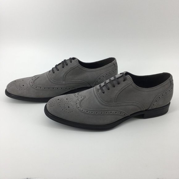 Franklin & Freeman Robinson Suede Brogue Wingtips - Picture 3 of 11